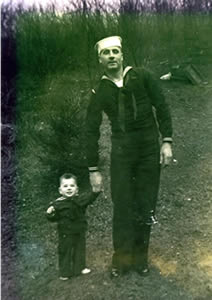 Dad and me: West Virginia 1944