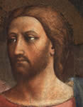 Jesus in 'Tribute Money'